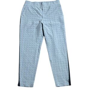 Athleta women’s 8 Brooklyn plaid ankle pants new preppy polished professional